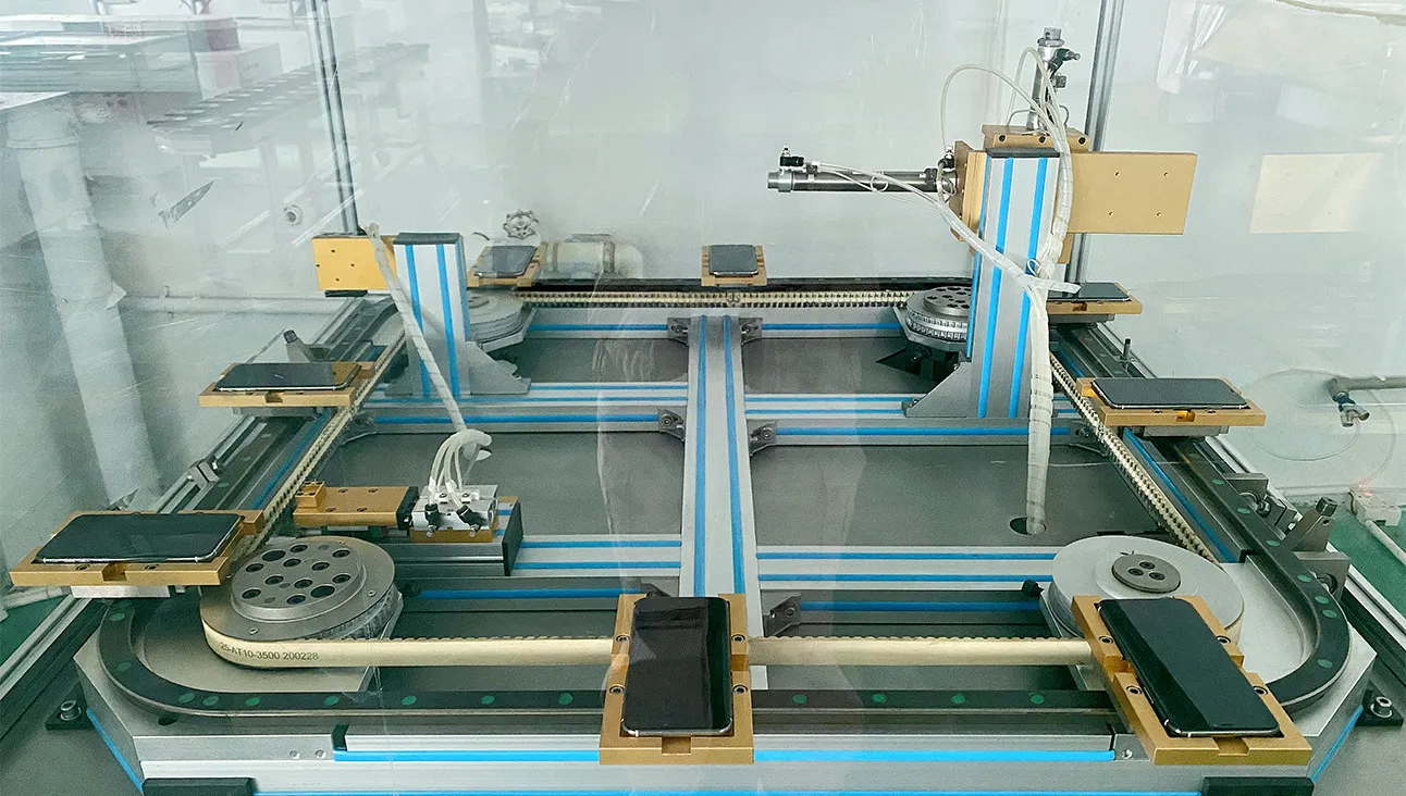 Optimiertes gekrümmtes Leitsystem
